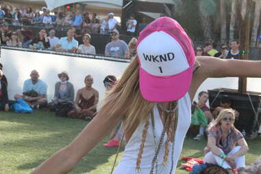 A girl at Coachella 2013