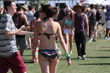 A girl at Coachella 2013