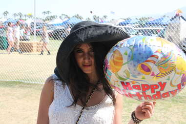 A girl at Coachella 2013