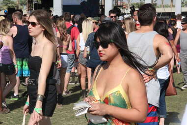 A girl at Coachella 2013