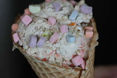 Lucky Charms ice cream at Sweet Cow