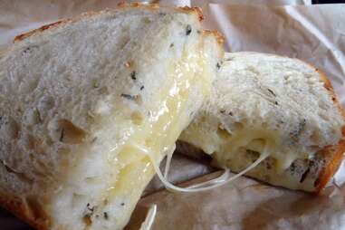 Brie and Gorgonzola grilled cheese at Con Pane