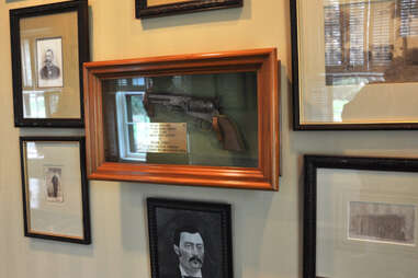 Frank James' pistol at Maker's Mark distillery