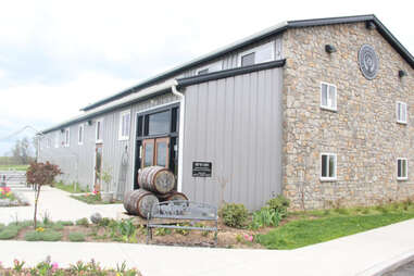 The exterior of Limestone Branch Distillery in Lebanon, KY