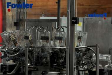 The Fowler bottle washing machine at Jim Beam American Stillhouse