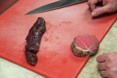 Kangaroo steak at Hell's Kitchen in Minneapolis
