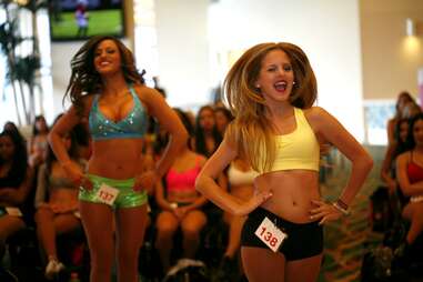 Miami Dolphins Cheerleader Tryouts