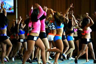 Miami Dolphins Cheerleader Tryouts