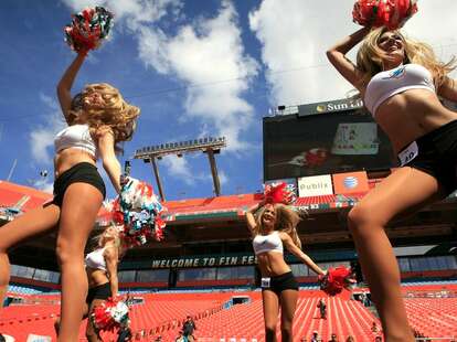 Miami Dolphin Cheerleaders: Nerves Run High at Tryouts