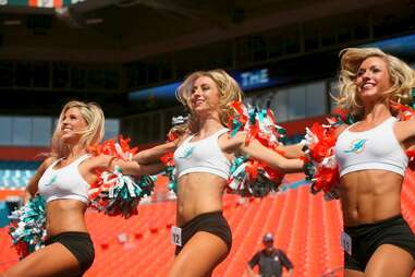 Miami Dolphin Cheerleaders: Nerves Run High at Tryouts