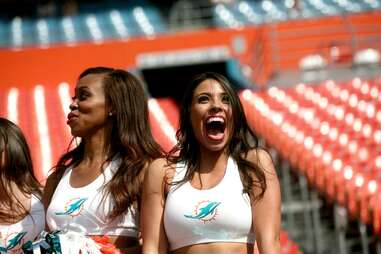Miami Dolphins Cheerleader Tryouts