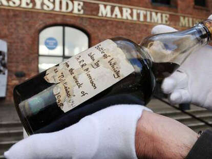 A bottle of shipwrecked whisky