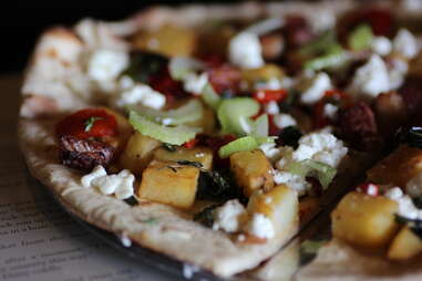 "Baked" Potato pizza at Renegade Publik House