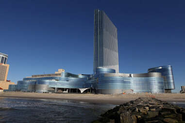 The facade of Revel Resorts in Atlantic City