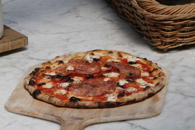 The Standard's Pizza Garden - salami pizza