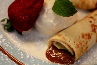 Dulce de leche crepe at Juana M Birckell