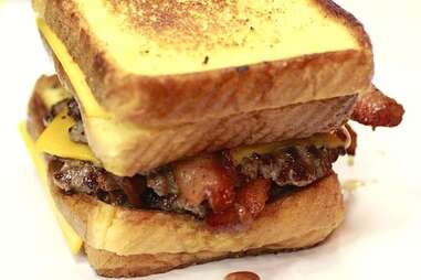 The grilled cheese burger. 