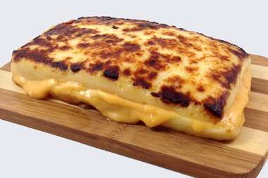 The all-cheese grilled cheese. 