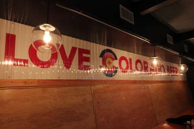 Love Colorado Beer sign inside Colorado+