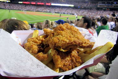Rocky Mountain oysters at Coors Field