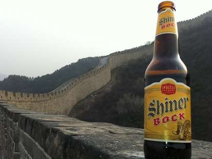 Shiner Bock in China