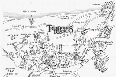 Treebones Resort Big Sur Map