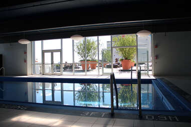 Indoor pool at the Revere Hotel
