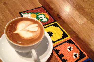 Latte art at Wormhole