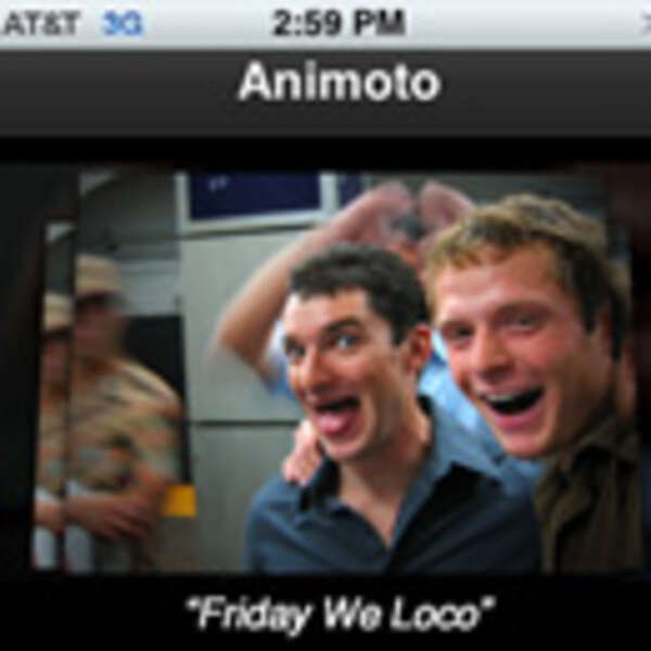 Animoto for the iPhone - Entertainment - Thrillist San Francisco