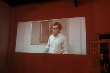 Woody Allen projection at Diageo World Class