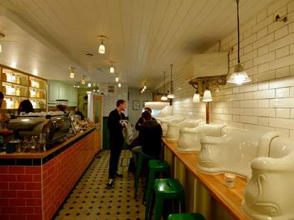 Interior of Attendant coffee