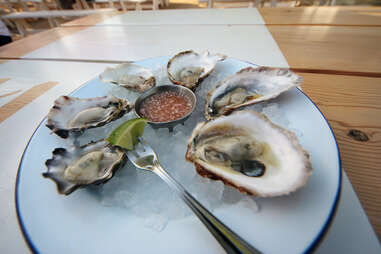 Oysters at Parsons Chicken & Fish in Chicago