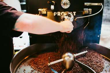 Coffee grinder at Bow Truss