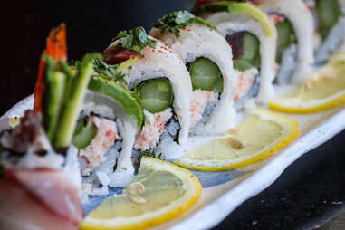 The Tiger Woulds roll at Shiku Sushi in La Jolla.