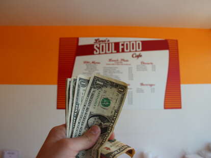 Dollars at Lena's Soul Food Cafe