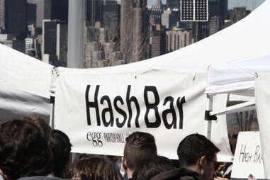 Hash Bar at Smorgasburg