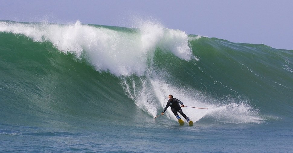 Big Wave Surf Skiing Exists Travel Thrillist