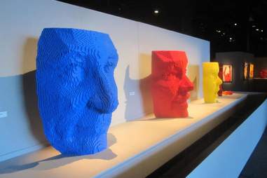 Lego sculpture at Art of Brick, Nathan Sawaya