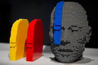 Lego sculpture at Art of Brick, Nathan Sawaya
