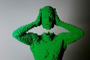 Lego sculpture at Art of Brick, Nathan Sawaya