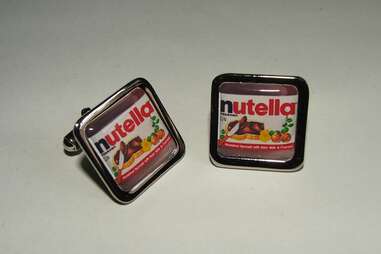 Nutella cufflinks