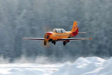 Aerobatic flying in Siberia