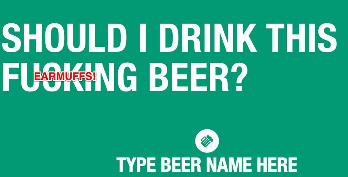 Beer Engine Should I Drink This F**king Beer