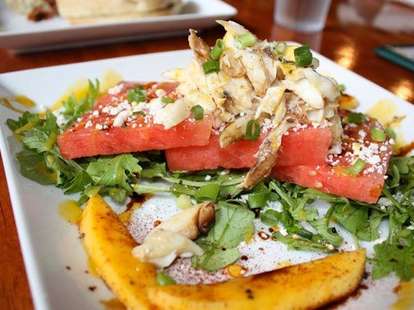 The Green Goddess New Orleans French Quarter restaurant crab salad