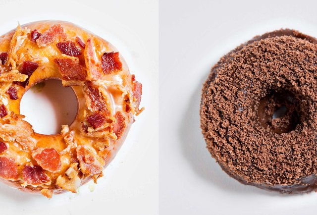Maple Bacon and Brooklyn Blackout donuts-In celebration of National Donut Day, 17 donuts you absolutely NEED to eat