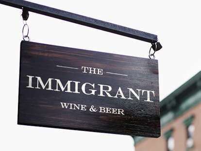The Immigrant NY sign