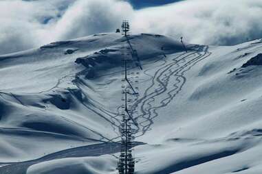 Termas de Chillan ski resort in Chile