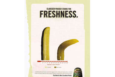 Claussen Pickle Ad