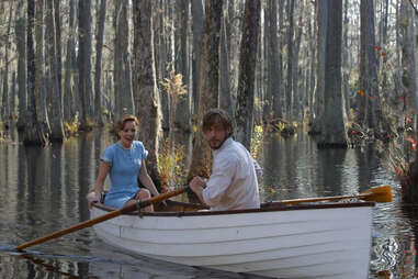 Scene from The Notebook with Ryan Gosling and Rachel McAdams
