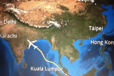 singapore airlines meal turbulence map